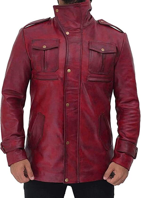 Boston Men's Genuine Lambskin Leather Jacket