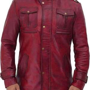 Boston Men's Genuine Lambskin Leather Jacket