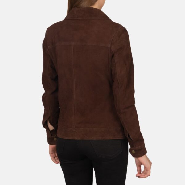 Suzy Mocha Suede Truck Style Jacket